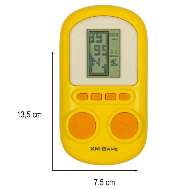 Elektroninė žaidimo konsolė vaikams, geltona