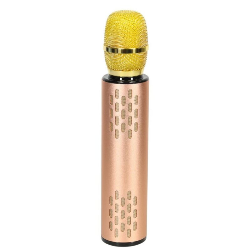 Belaidis "Bluetooth" karaokės mikrofonas vaikams, rožinis
