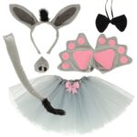 Asiliuko kostiumas vaikams nuo 3 metų su aksesuarais