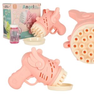 Muilo burbulų pistoletas su sparnais, rožinis