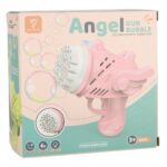 Muilo burbulų pistoletas su sparnais, rožinis