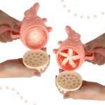 Muilo burbulų pistoletas su sparnais, rožinis