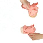 Muilo burbulų pistoletas su sparnais, rožinis