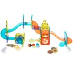 STEM šviečiantis magnetinis konstruktorius „Rutuliukų trasa“