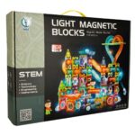 Šviečiantis STEM magnetinis konstruktorius „Rutuliukų trasa“