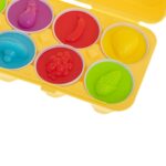 Edukacinė Montessori kiaušinių dėlionė „Daržovės ir vaisiai“