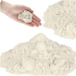 Kinetinis smėlis vaikams, 1 kg - baltas