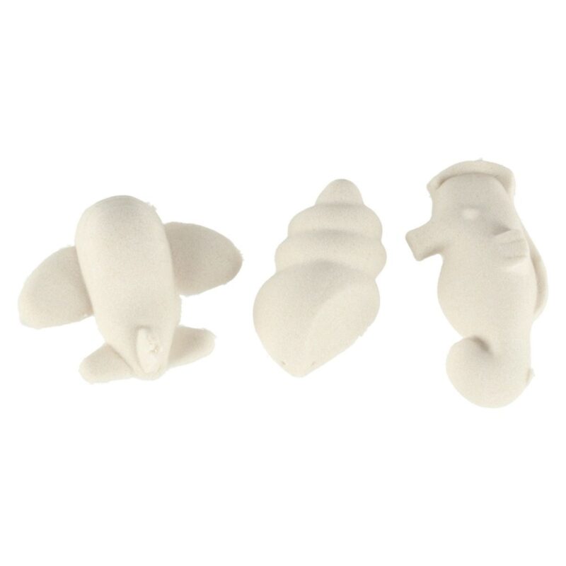 Kinetinis smėlis vaikams, 1 kg - baltas