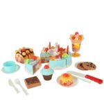 Vaikiškas gimtadienio torto pjaustymo rinkinys 75 det.