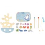 Medinis žaislų rinkinys „Jūros gyventojai“ vaikams