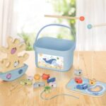 Medinis žaislų rinkinys „Jūros gyventojai“ vaikams