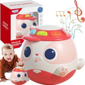 Woopie Baby muzikinis žaislas "Šuniukas", raudonas