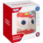 Woopie Baby muzikinis žaislas "Šuniukas", raudonas