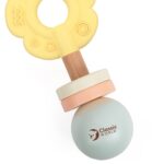 Medinis barškutis – kramtukas „Gėlytė“ kūdikiams