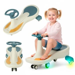 Gravitacinė muzikinė mašinėlė vaikams su LED ratais