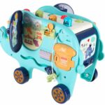 Interaktyvus dramblys rūšiuotojas su plaktuku vaikams