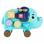 Interaktyvus dramblys rūšiuotojas su plaktuku vaikams