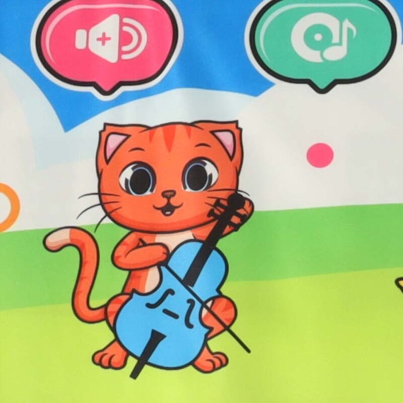 Interaktyvus muzikinis kilimėlis vaikams su įrašymo funkcija