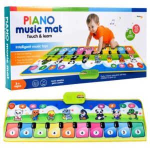 Interaktyvus muzikinis kilimėlis vaikams su įrašymo funkcija