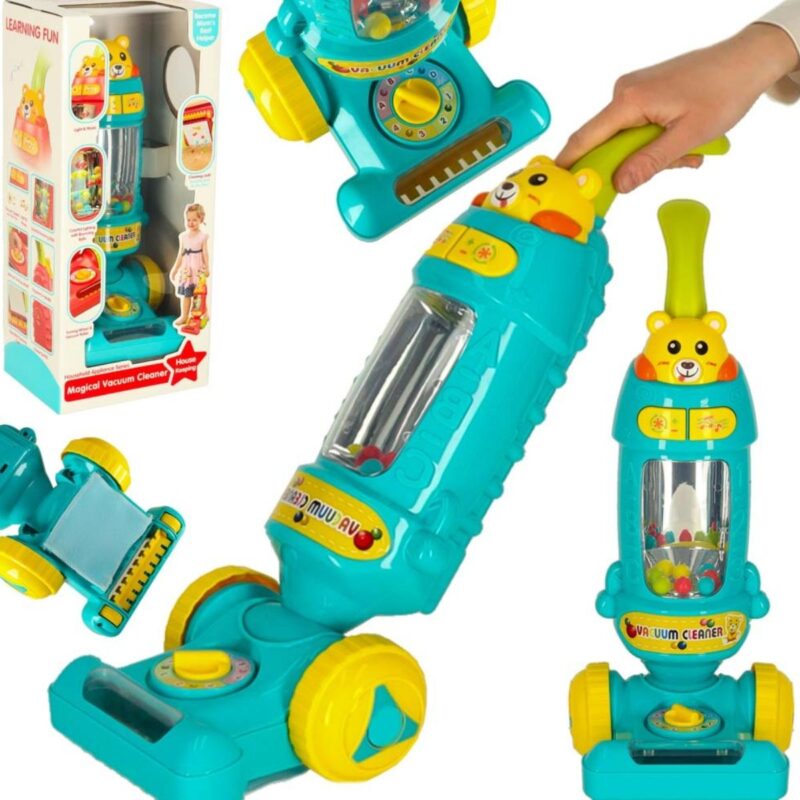 Interaktyvus šviečiantis dulkių siurblys vaikams