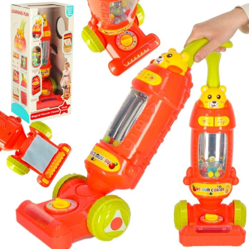 Interaktyvus šviečiantis dulkių siurblys vaikams Interaktyvus šviečiantis dulkių siurblys vaikams