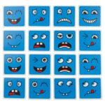 Kaladėlių dėlionė vaikams su kortelėmis „Emocijos“