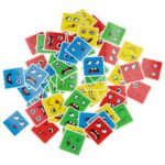 Kaladėlių dėlionė vaikams su kortelėmis „Emocijos“