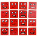 Kaladėlių dėlionė vaikams su kortelėmis „Emocijos“