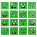 Kaladėlių dėlionė vaikams su kortelėmis „Emocijos“