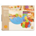 Medinė balansavimo dėlionė vaikams „Mėnulis“