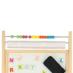 Medinė dvipusė magnetinė lenta su skaitliuku ir priedais