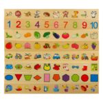 Medinė rūšiavimo dėlionė vaikams "Pritaikyk paveikslėlį"