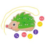 Mokomasis ežiukas "Prisiūk sagas" vaikams