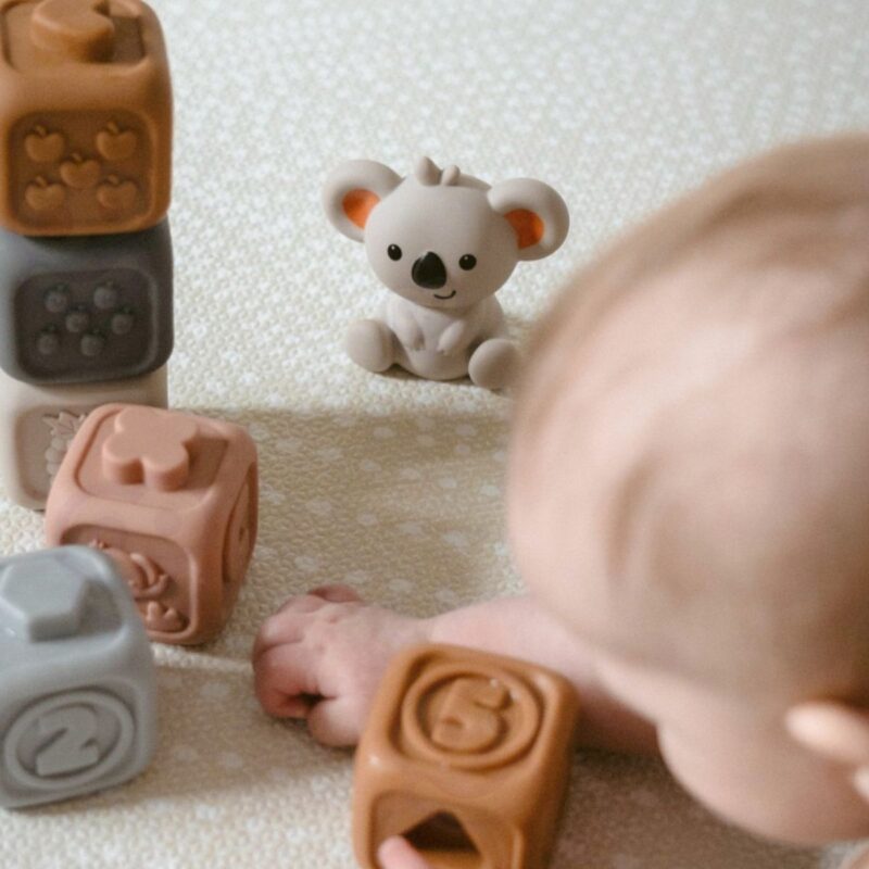 Sensorinės kaladėlės kūdikiams "Koala" – Woopie Baby