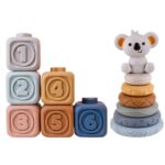 Sensorinės kaladėlės kūdikiams "Koala" – Woopie Baby