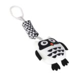 Sensorinis barškutis – pakabukas „Pelėda“ kūdikiams