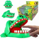 Stalo žaidimas vaikams nuo 3 metų „Krokodilo dantys“