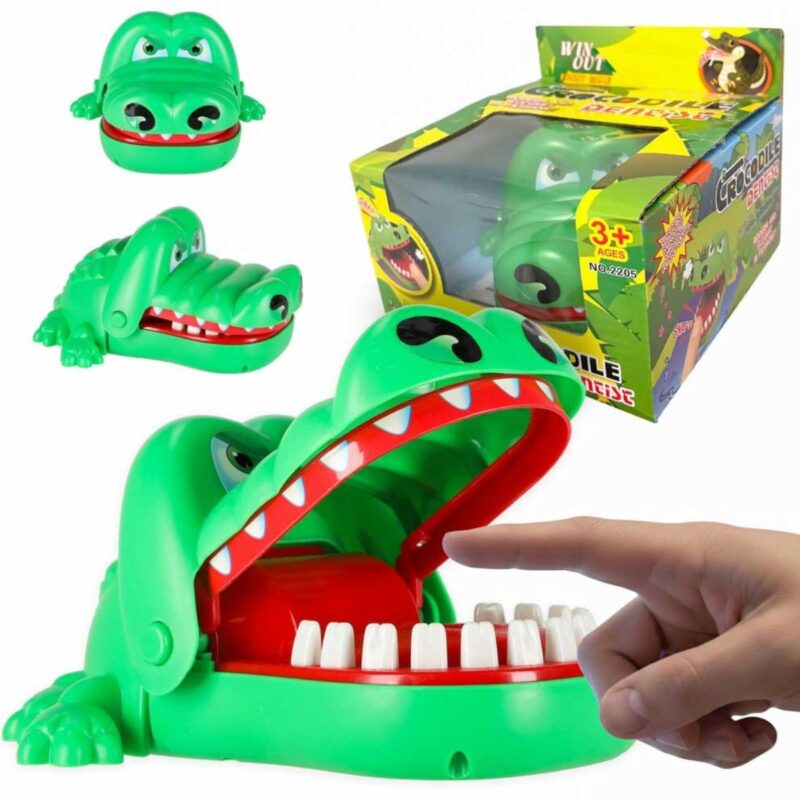 Stalo žaidimas vaikams nuo 3 metų „Krokodilo dantys“