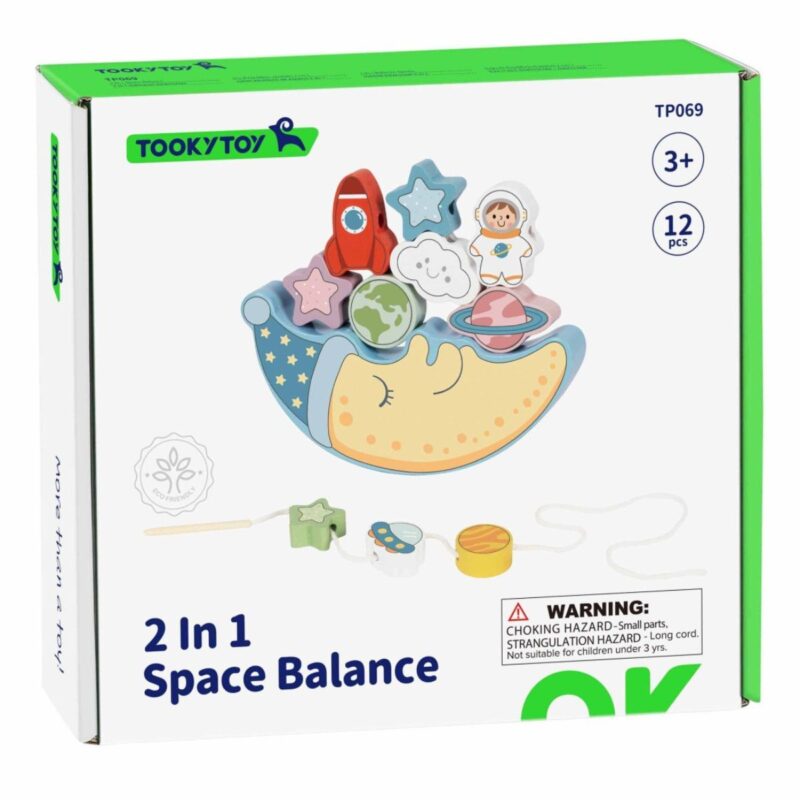 Balansavimo ir vėrimo dėlionė vaikams nuo 3 metų – Tooky Toy