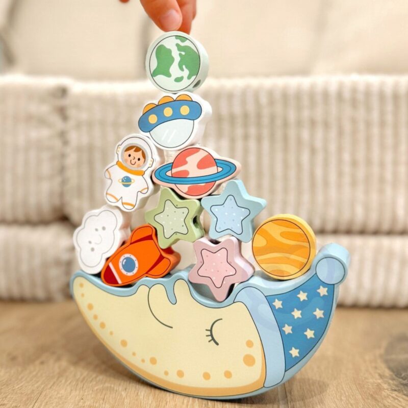 Balansavimo ir vėrimo dėlionė vaikams nuo 3 metų – Tooky Toy