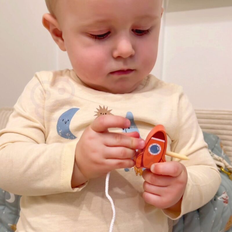 Balansavimo ir vėrimo dėlionė vaikams nuo 3 metų – Tooky Toy