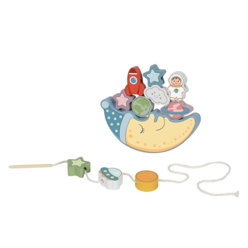 Balansavimo ir vėrimo dėlionė vaikams nuo 3 metų – Tooky Toy