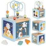 Medinis veiklos kubas-rūšiuotojas  „Kosmosas“ – Tooky Toy
