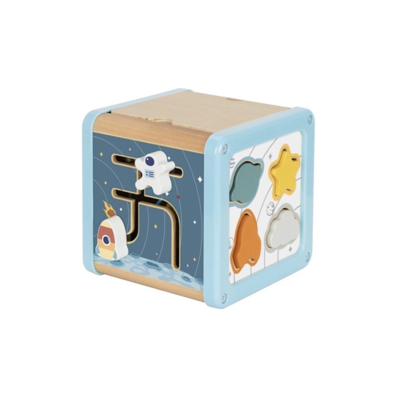 Medinis veiklos kubas-rūšiuotojas  „Kosmosas“ – Tooky Toy