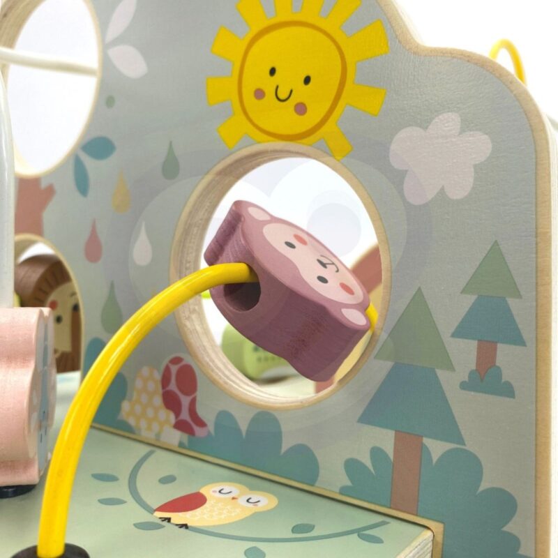 Medinis vėrimo labirintas vaikams „Miškas“ – Tooky Toy