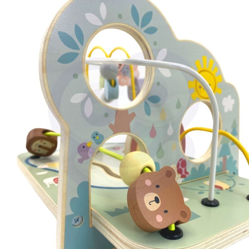Medinis vėrimo labirintas vaikams „Miškas“ – Tooky Toy