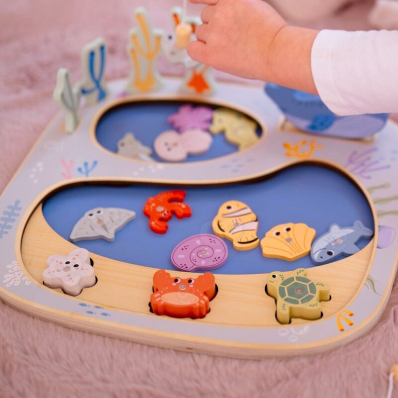 Montessori magnetinė dėlionė „Pagauk mane!“ nuo 3 metų.