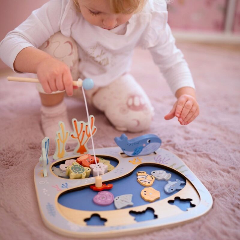 Montessori magnetinė dėlionė „Pagauk mane!“ nuo 3 metų.