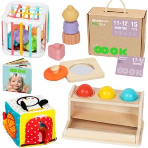 Montessori edukacinis 5in1 sensorinis rinkinys vaikams