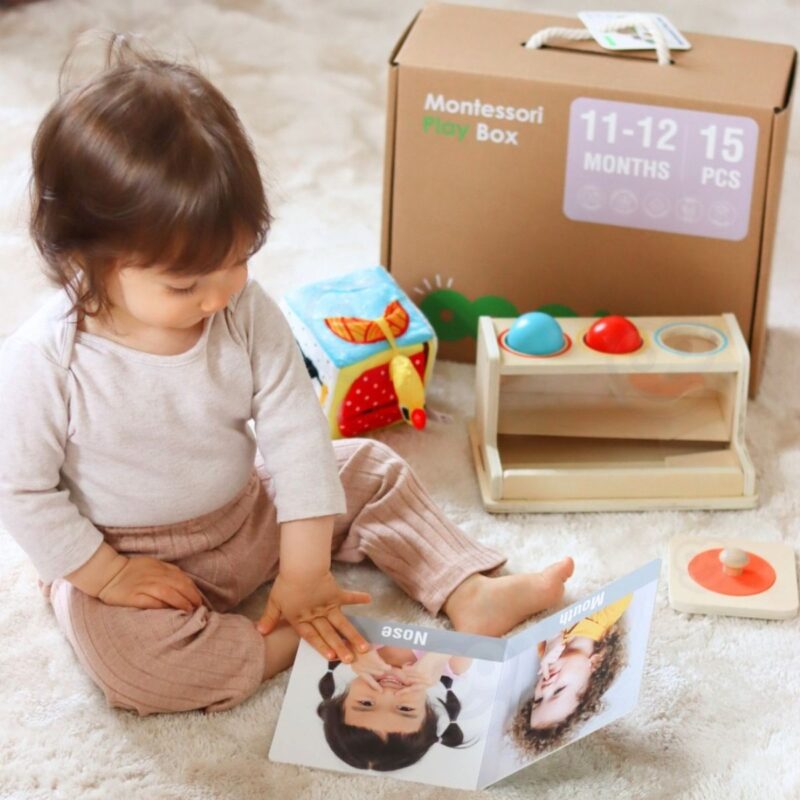 Montessori edukacinis 5in1 sensorinis rinkinys vaikams